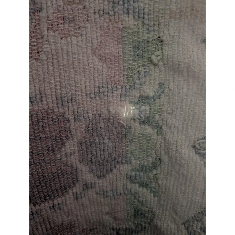 Vintage Cottagecore Nursery Throw Pastel Heart Decor Tapestry Throw Rug Pink